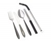 Zestaw sztućców ze stali nierdzewnej MIZU Urban Cutlery Set czarny black